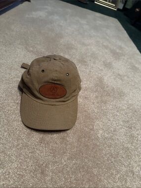 Men's Brown Cotton Baseball Cap